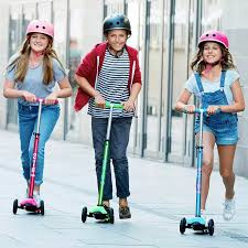 Hulajnoga dziecięca Maxi MICRO Deluxe świecące koła LED fioletowa