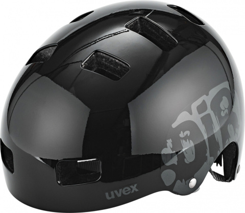 Kask rowerowy dziecięcy UVEX Kid 3 (czarny, M/51-55)