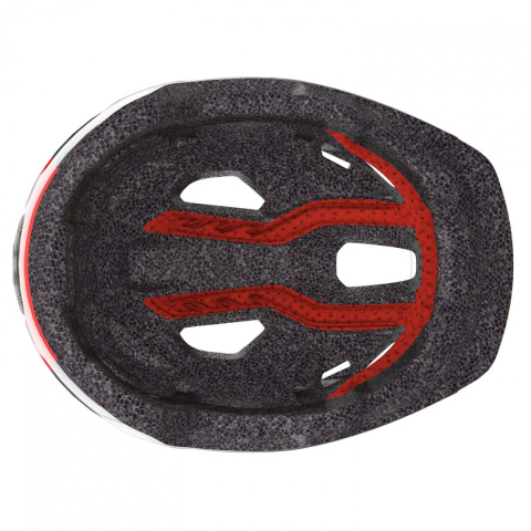 Kask rowerowy dziecięcy SCOTT Spunto RC Helmet (czarno-czerwony, M/50-56)