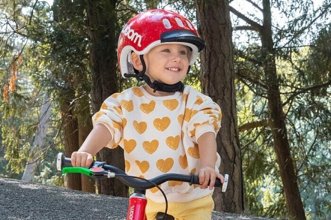 KASK ROWEROWY DZIECIĘCY WOOM KIDS 2 RED XS 46-50CM