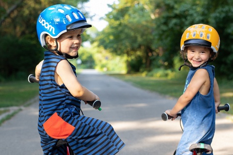 KASK ROWEROWY DZIECIĘCY WOOM KIDS 2 BLUE XS 46-50