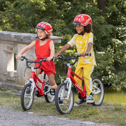 KASK ROWEROWY DZIECIĘCY WOOM KIDS 2 RED XS 46-50CM