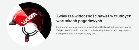 KASK ROWEROWY DZIECIĘCY WOOM KIDS 2 RED XS 46-50CM