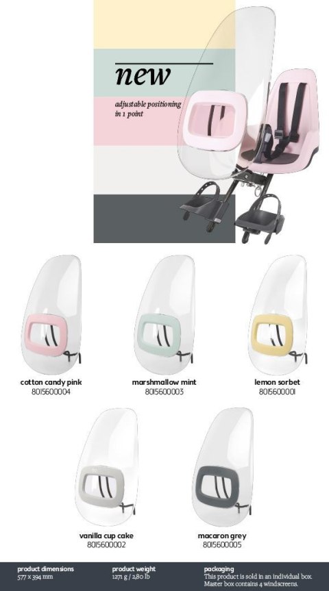 Osłona przeciwwiatrowa GO vanilla cup cake