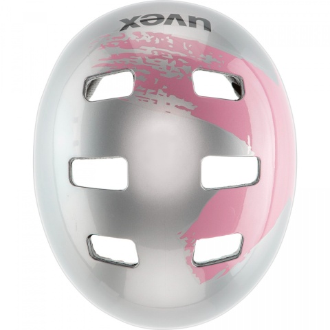 Kask rowerowy dziecięcy Uvex Kid 3 SILVER M(55-58)