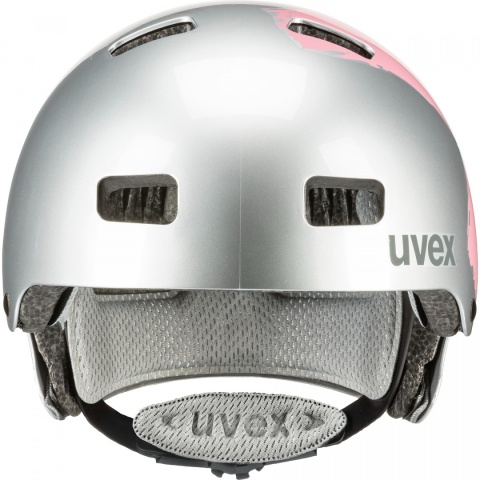 Kask rowerowy dziecięcy Uvex Kid 3 SILVER M(55-58)