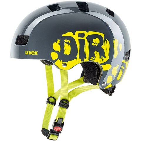 Kask rowerowy dziecięcy UVEX Kid 3 (szary, M/51-55)