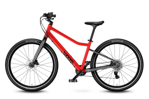 Rower młodzieżowy woom Explore 5 | czerwony, 24 cale