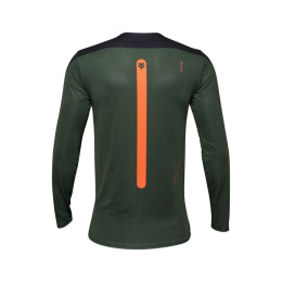 Koszulka FOX z długim rękawem - Flexair Aviation (dark sage, rozmiar M)