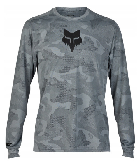 KOSZULKA ROWEROWA Z DŁUGIM RĘKAWEM FOX RANGER TRU DRI CLOUD GREY M