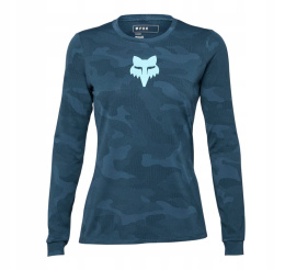 Koszulka FOX damska z długim rękawem - Ranger Tru Dri (dark vintage, rozmiar S)