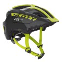Kask rowerowy dziecięcy SCOTT Spunto RC Helmet (black/radium yellow, M/50-56)