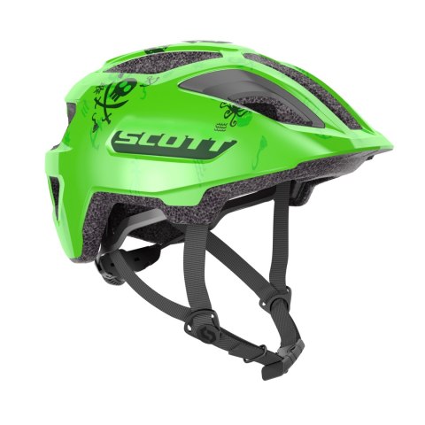 Kask rowerowy dziecięcy SCOTT Spunto Helmet (fluo green, M/50-56)