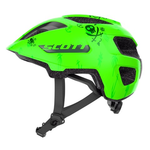 Kask rowerowy dziecięcy SCOTT Spunto Helmet (fluo green, M/50-56)