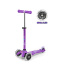 Hulajnoga dziecięca MINI Micro Deluxe świecące koła LED fioletowa