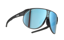 Okulary rowerowe NEON Titan czarne, szyba niebieska