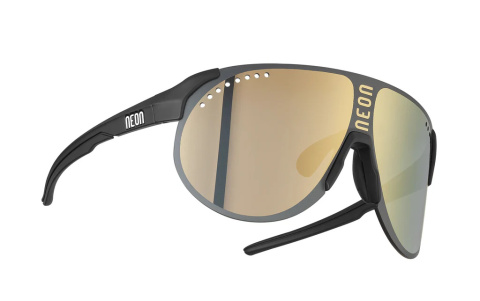 Okulary rowerowe NEON Titan czarne, szyba biała