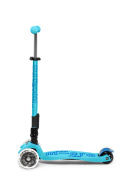 Hulajnoga dziecięca Maxi MICRO Deluxe świecące koła LED składana jasnoniebieska
