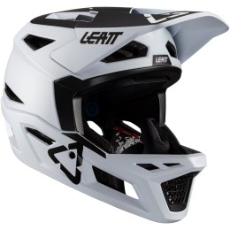 Kask rowerowy LEATT MTB Gravity 4.0 V24 Helmet (biało-czarny, XL/61-62)
