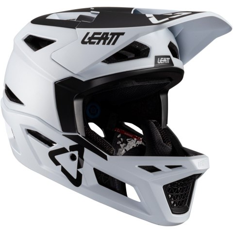 Kask rowerowy LEATT MTB Gravity 4.0 V24 Helmet (biało-czarny, XL/61-62)