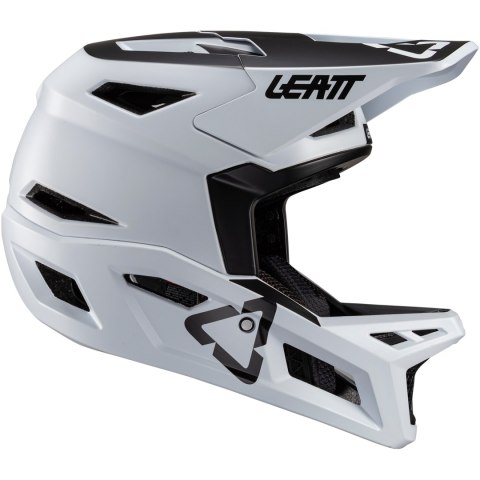 Kask rowerowy LEATT MTB Gravity 4.0 V24 Helmet (biało-czarny, XL/61-62)