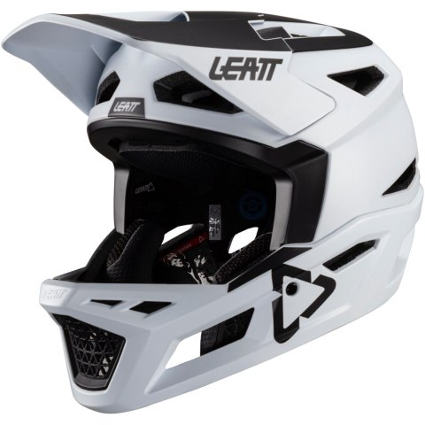 Kask rowerowy LEATT MTB Gravity 4.0 V24 Helmet (biało-czarny, XL/61-62)