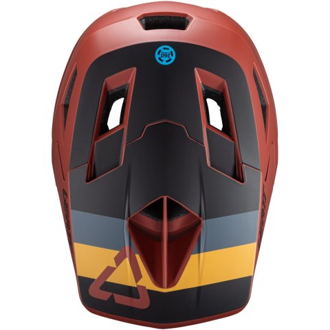 Kask rowerowy LEATT MTB Gravity 4.0 V25 Helmet (czerwony, L/59-60)