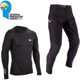 Komplet rowerowy (koszulka+spodnie) dziecięce LEATT Ride Kit MTB 1.0 Junior (czarny, M)