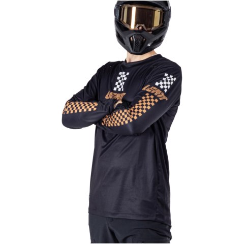 Koszulka rowerowa LEATT Jersey MTB Enduro 4.0 (czarny, XL)