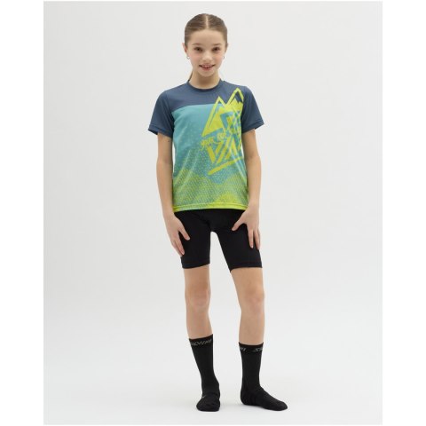 Koszulka rowerowa (z krótkim rękawem) dziecięca SILVINI Junior Jersey DENNI (122/128)