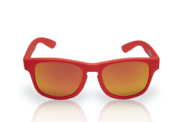 Okulary dziecięce NEON Green czerwone (red fluo)