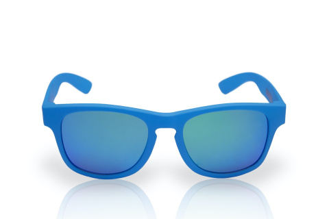 Okulary dziecięce NEON Green niebieskie (cyan fluo)