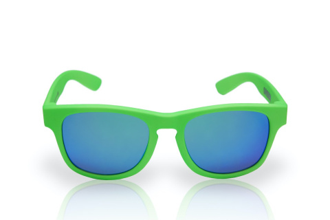 Okulary dziecięce NEON Green zielone (green fluo)