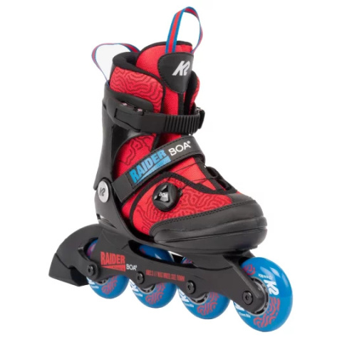 Rolki dziecięce regulowane K2 Raider Boa, rozmiar L (35-40)