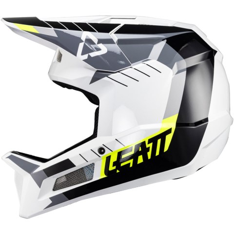 Kask rowerowy LEATT MTB Gravity 2.0 V24 Helmet (biało-czarny, M/57-58)