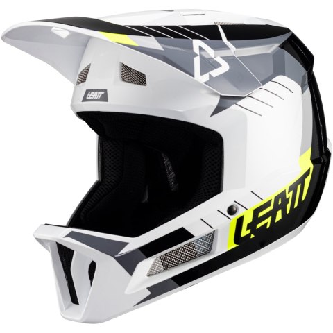 Kask rowerowy LEATT MTB Gravity 2.0 V24 Helmet (biało-czarny, M/57-58)
