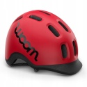 Kask rowerowy dziecięcy WOOM Ready (czerwony, XS/46-50)