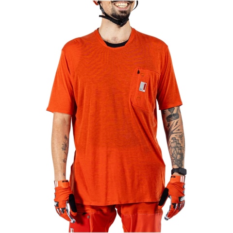 Koszulka rowerowa Leatt Jersey MTB AllMtn 2.0 pomarańczowa, rozmiar L