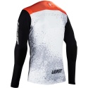 Koszulka rowerowa Leatt Jersey MTB Gravity 5.0 biała, rozmiar XL