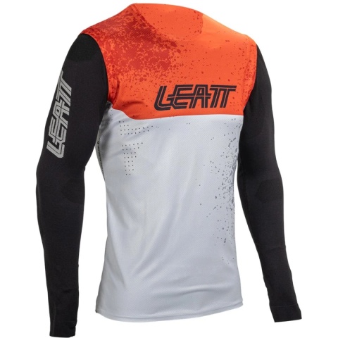 Koszulka rowerowa Leatt Jersey MTB Gravity 5.0 biała, rozmiar XL