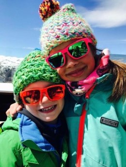 Okulary dziecięce NEON Jocker orange fluo (lens: gold cat.3)