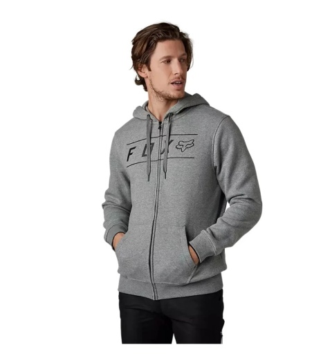 BLUZA Z KAPTUREM NA ZAMEKFOX PINNACLE HEATHER GRAPHITE L