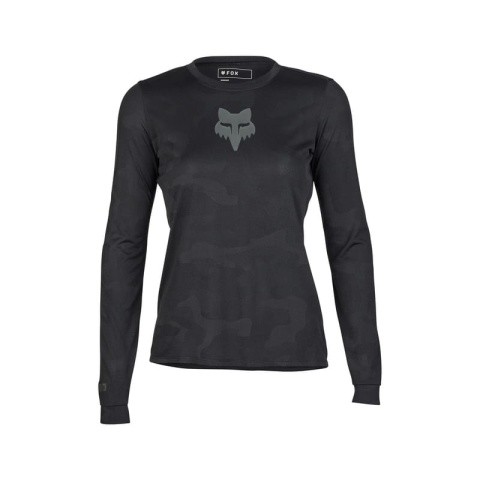 Koszulka FOX damska z długim rękawem - Ranger Tru Dri (black, rozmiar S)
