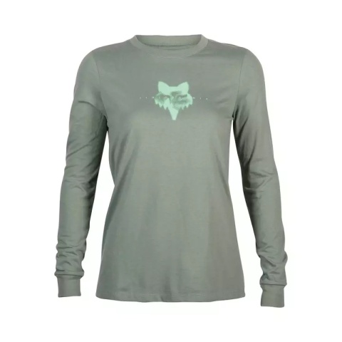 Koszulka FOX damska z długim rękawem - Inorganic (kelp, rozmiar S)