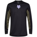 Koszulka FOX młodzieżowa z długim rękawem - Defend Park (black, rozmiar YL)
