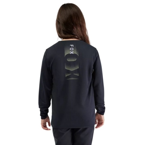 Koszulka FOX młodzieżowa z długim rękawem - Defend Park (black, rozmiar YL)