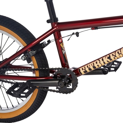 Rower BMX FITBIKECO. Misfit 18 brązowy, rozmiar 18"