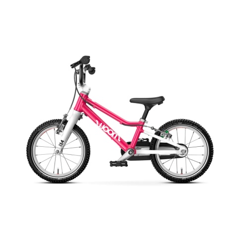 Rower dziecięcy woom GO 2 | różowy (hot pink), rozmiar 14"