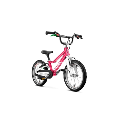 Rower dziecięcy woom GO 2 | różowy (hot pink), rozmiar 14"