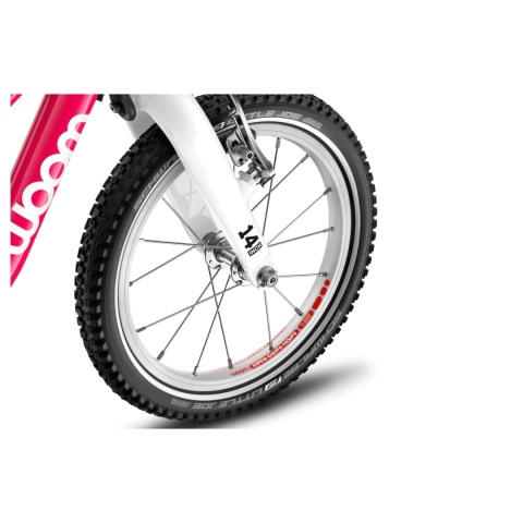 Rower dziecięcy woom GO 2 | różowy (hot pink), rozmiar 14"